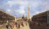 Marco Wall Art - The Piazza San Marco towards the Basilica